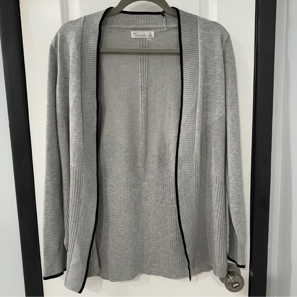 89TH+MADISON Grey Cardigan Woman size Small - Picture 1 of 7